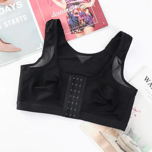Plus Size Front Buckle Sports Yoga Bra Manufacturer